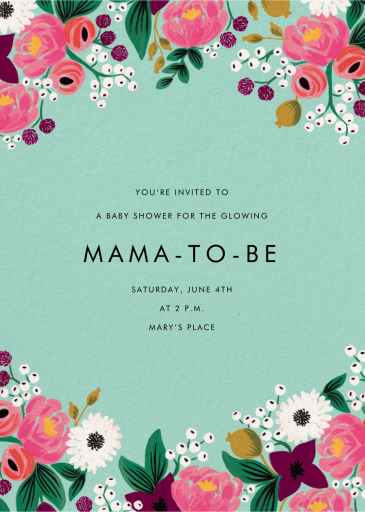 Vintage Blossom (Tall) - Baby Shower Invitation by Rifle Paper Co.