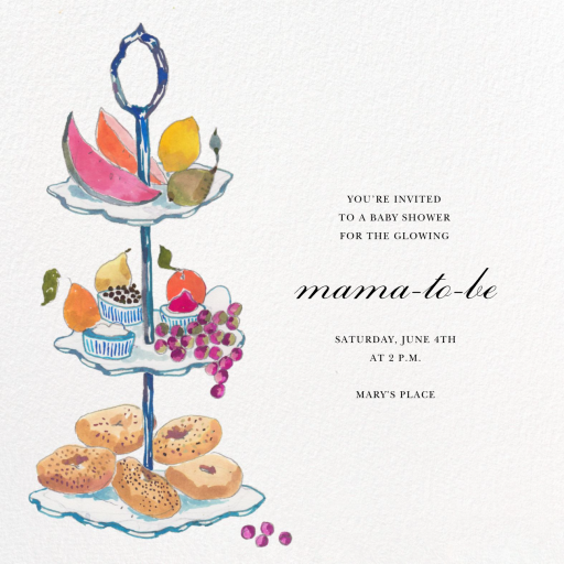 Three Tiers - Baby Shower Invitation by Happy Menocal