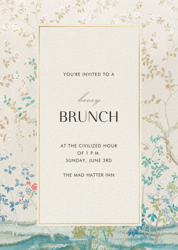 Ladylike - Brunch Invitation by Schumacher