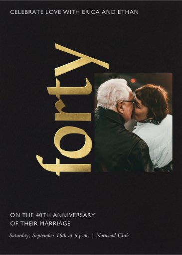 Celebration Photo - Anniversary Invitation by Paperless Post