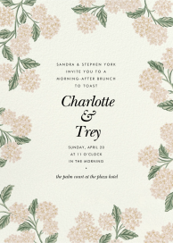 Framed Hydrangea - Wedding Brunch Invitation by Rifle Paper Co.