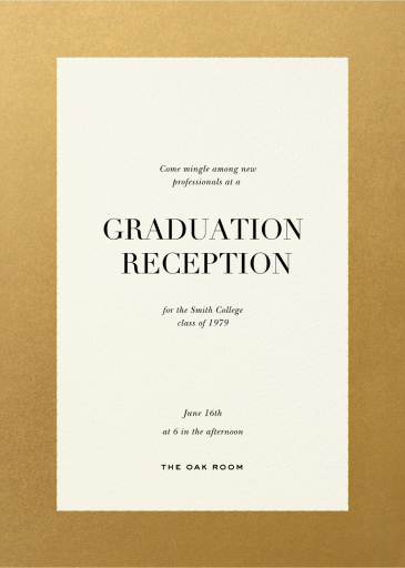 A La Mode - Graduation Party Invitation by Paperless Post