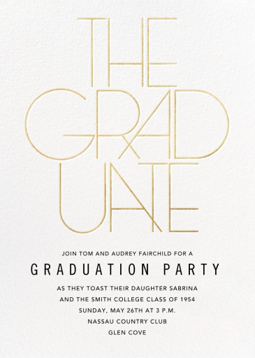 Deco Degree - Celebration Invitation by Paperless Post