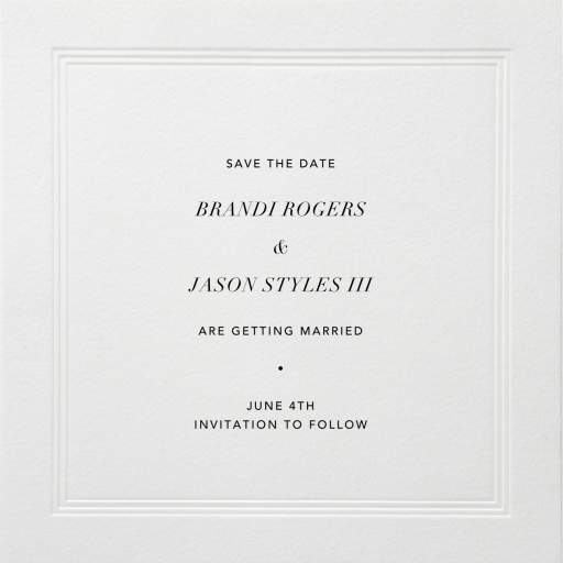 Standard - Save the Date by Paperless Post