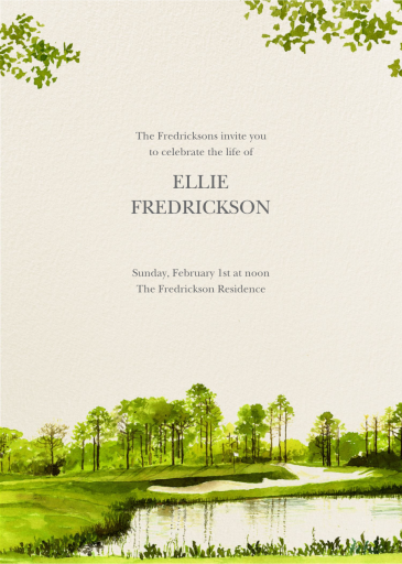 Augusta - Invitation by Felix Doolittle