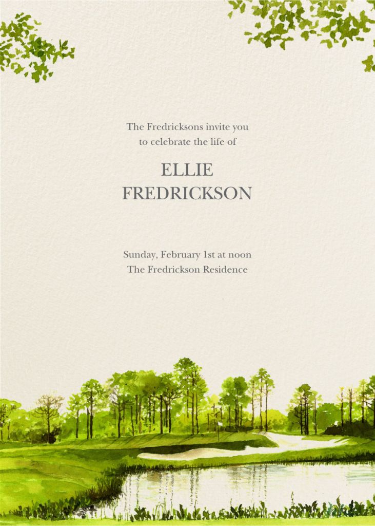 Augusta Invitation