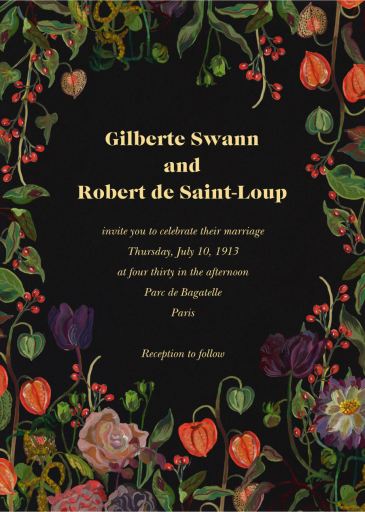 Fete de Jardin - Invitation by Nathalie Lété