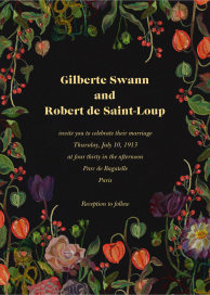 Fete de Jardin - Wedding Invitation by Nathalie Lété