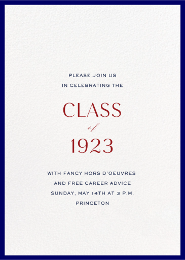 Contorno - Graduation Party Invitation by Paperless Post