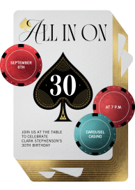 All In - Birthday Invitation by Paperless Post