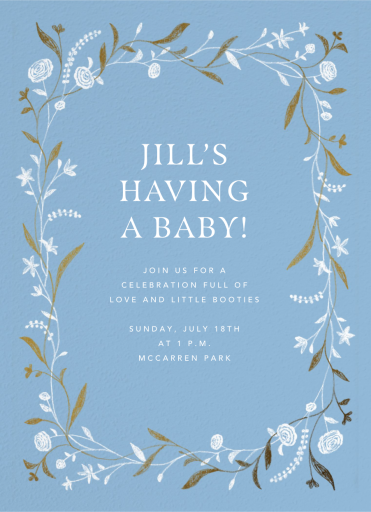 Delicate Vine - Baby Shower Invitation by Paperless Post