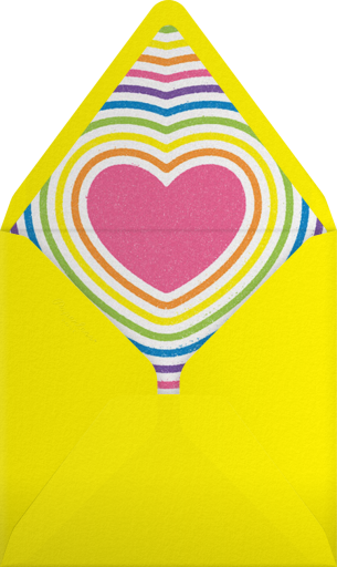 Round Rainbow - Paperless Post Envelope