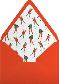 Holiday Hockey - Paperless Post Envelope