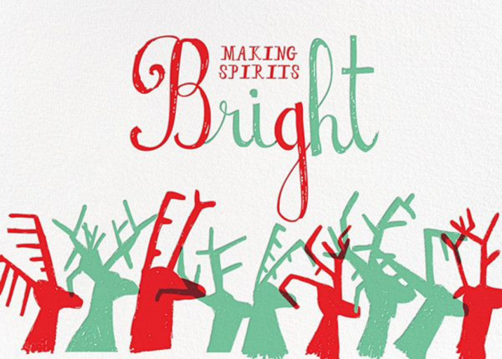 Reindeer Love - Holiday Card by Mr. Boddington's Studio