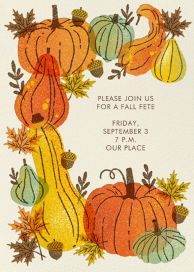 Fall Party Invitations | Send online instantly | RSVP tracking