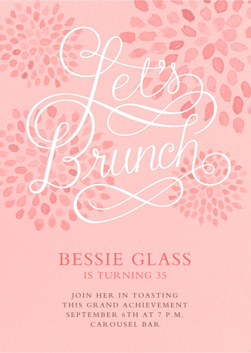 Let's Brunch - Invitation by Crate & Barrel