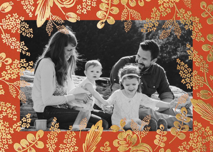 Heather and Lace (Photo) - Holiday Card by Rifle Paper Co.