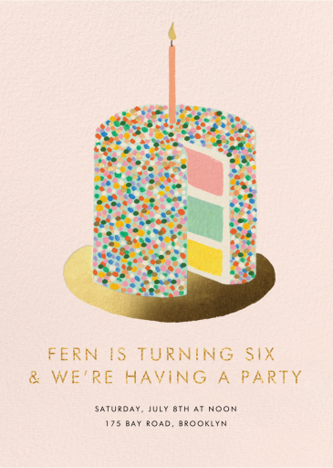 Layer Cake (Invitation) - Birthday Invitation by Rifle Paper Co.
