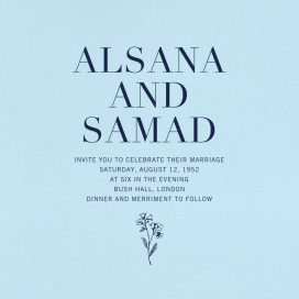 Glacier - Wedding Invitation by Paperless Post