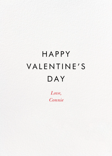 Mailed With Love - Valentine's Day Card by Rifle Paper Co. - Back