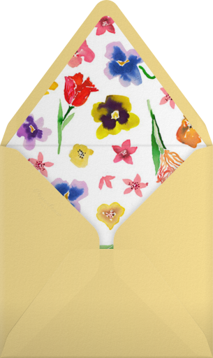 Spring Market (Save the Date) - Happy Menocal Envelope