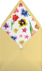 Spring Market (Save the Date) - Happy Menocal Envelope