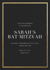 Idylle - Bar & Bat Mitzvah Invitation by Paperless Post