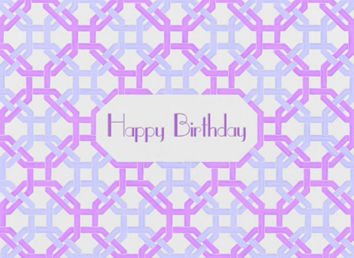 Octagon (Ivory) - Birthday Card by Paperless Post
