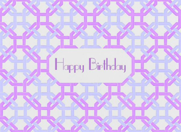 Octagon (Ivory) - Birthday Card by Paperless Post