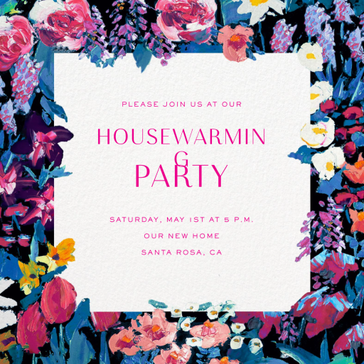 Floral Impressions - Housewarming Invitation by Liberty