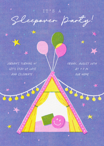 In Tents - Invitation by Paperless Post
