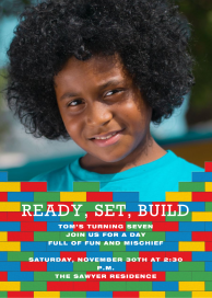 Ready, Set, Build (Photo) by Paperless Post