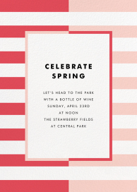 Colorblocked Stripes - Party Invitation by kate spade new york