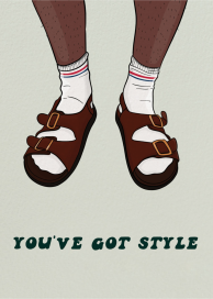 Socks and Sandals - Father's Day Card by Party Mountain