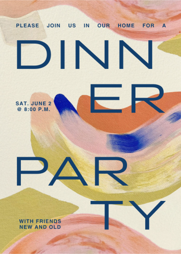 Painted Impression - Invitation by Moglea