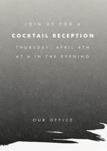Gradient Painted - Cocktail Party Invitation by Paperless Post
