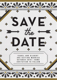Connecting Passengers - Save the Date by Cheree Berry Paper & Design