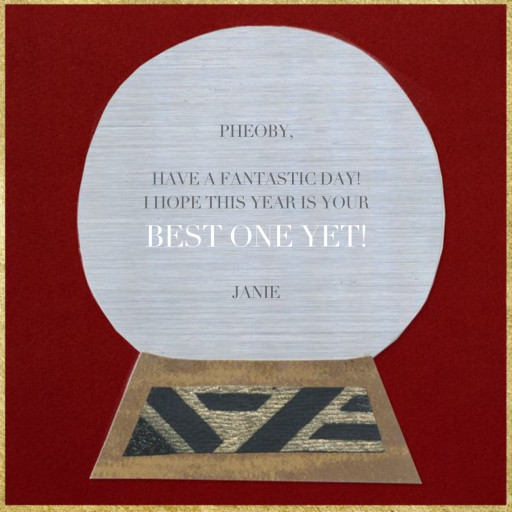 Happy Birthday Mr. Marvelous - Birthday Card by Paperless Post - Back