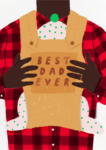 Carry Me - Father's Day Card by Carolyn Suzuki Studio