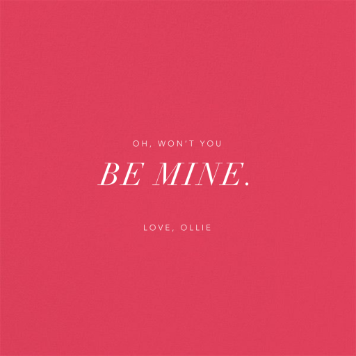 XO - Love and Romance Card by Kelly Wearstler - Back