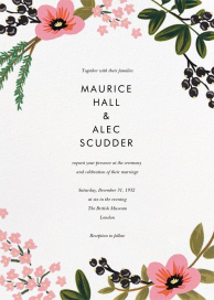 March Herbarium (Invitation) by Rifle Paper Co.