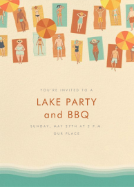 SPF 15 - Lake Party Invitation by Paperless Post
