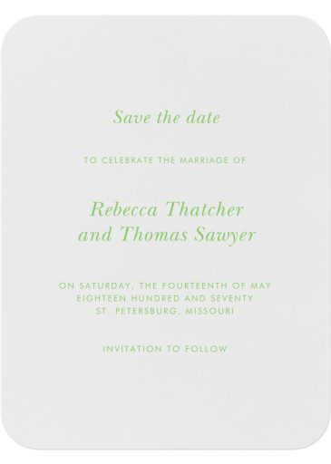 Andros (Save The Date) by Crane & Co.