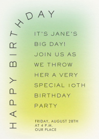 Warm Haze - Birthday Invitation by Paperless Post