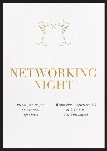 Contorno - Networking Event Invitation by Paperless Post