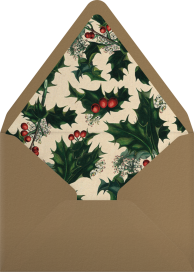 Branches de Houx (Photo) - John Derian Envelope