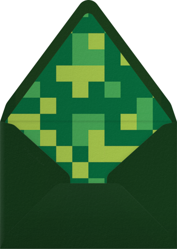 Video Game Level Reached - Paperless Post Envelope