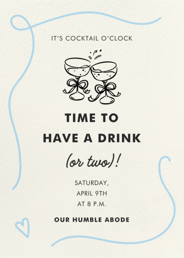 Playful Heart - Cocktail Party Invitation by Paperless Post