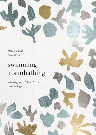 Awry - Summer Party Invitation by Kelly Wearstler