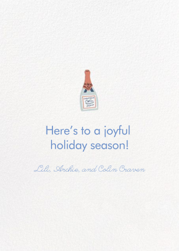 Cheers Deers - Christmas Card by Hello!Lucky - Back